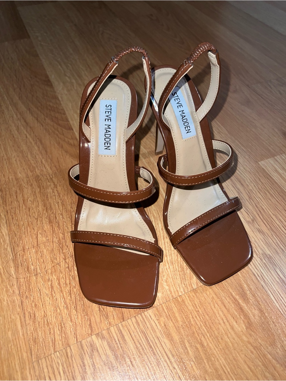 Steve Madden Brown Strappy Heels Size 5.5